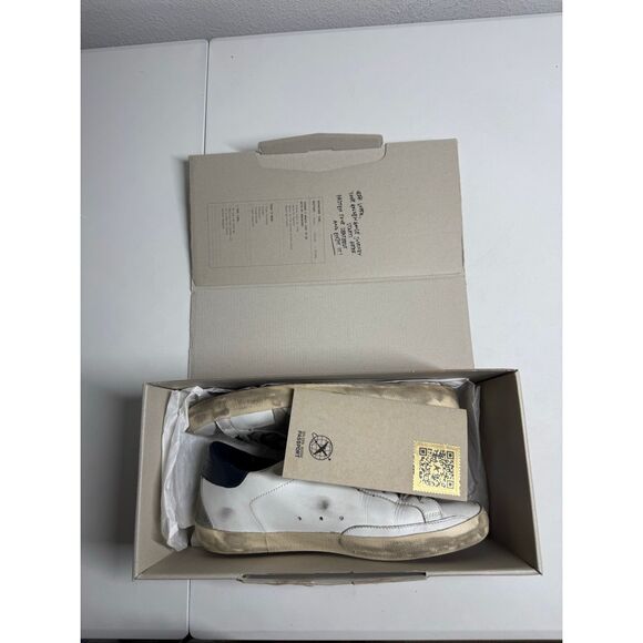  Super-Star Low Top Sneaker   White Blue Size 41 EU/ 8 US Men’s main image 5